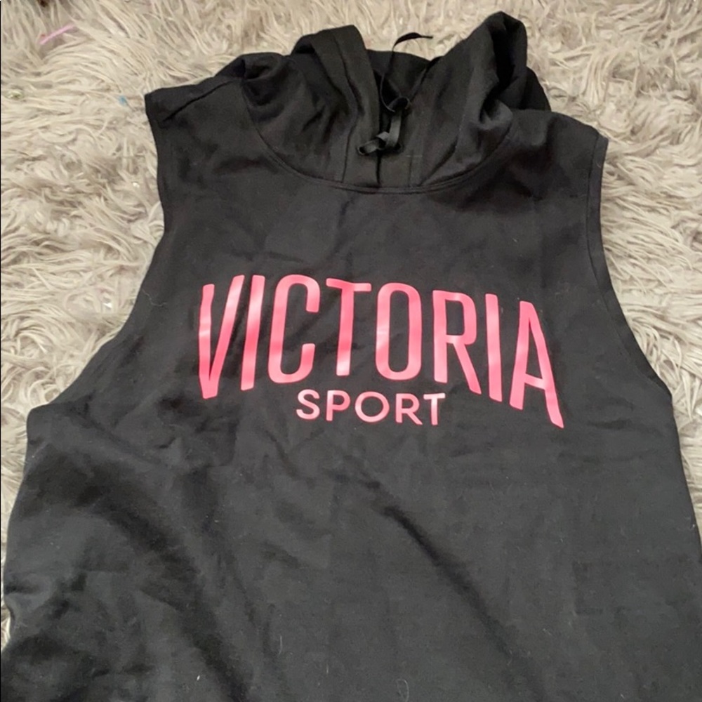 Victoria sport sweater muscle tank hoodie